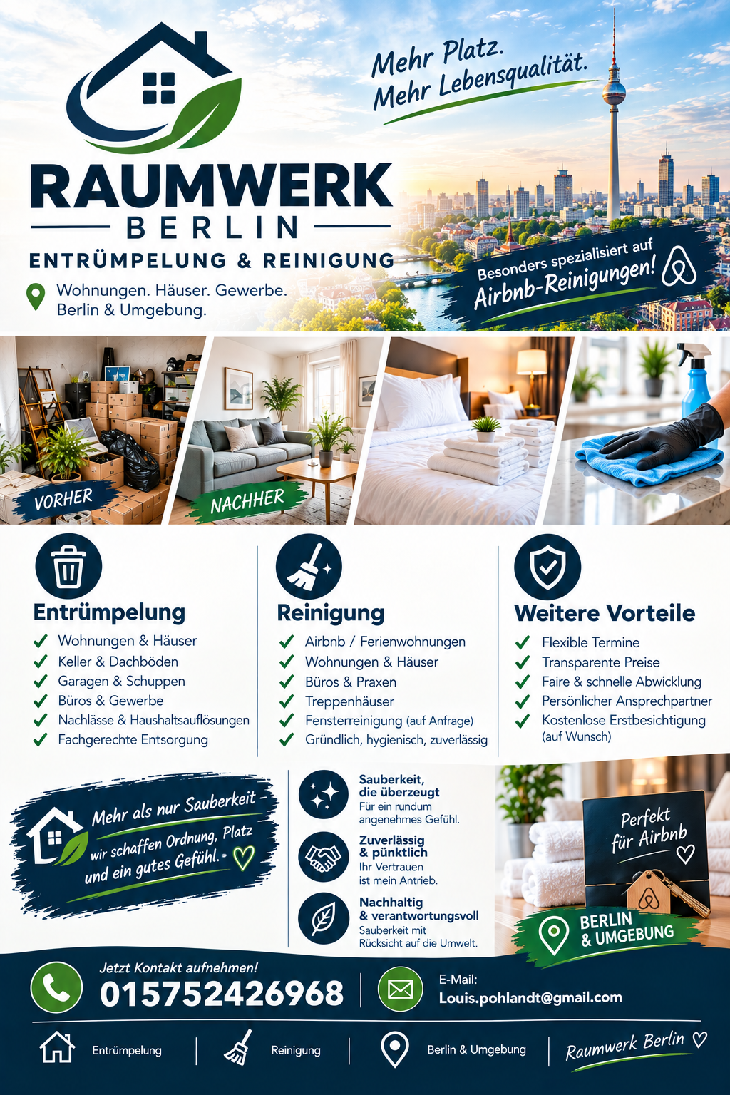 Raumwerk Berlin – Entrümpelung und Reinigung